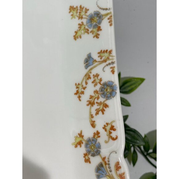 Vintage Haviland & Co Limoges Floral Rectangular Serving Platter - Picture 2 of 13